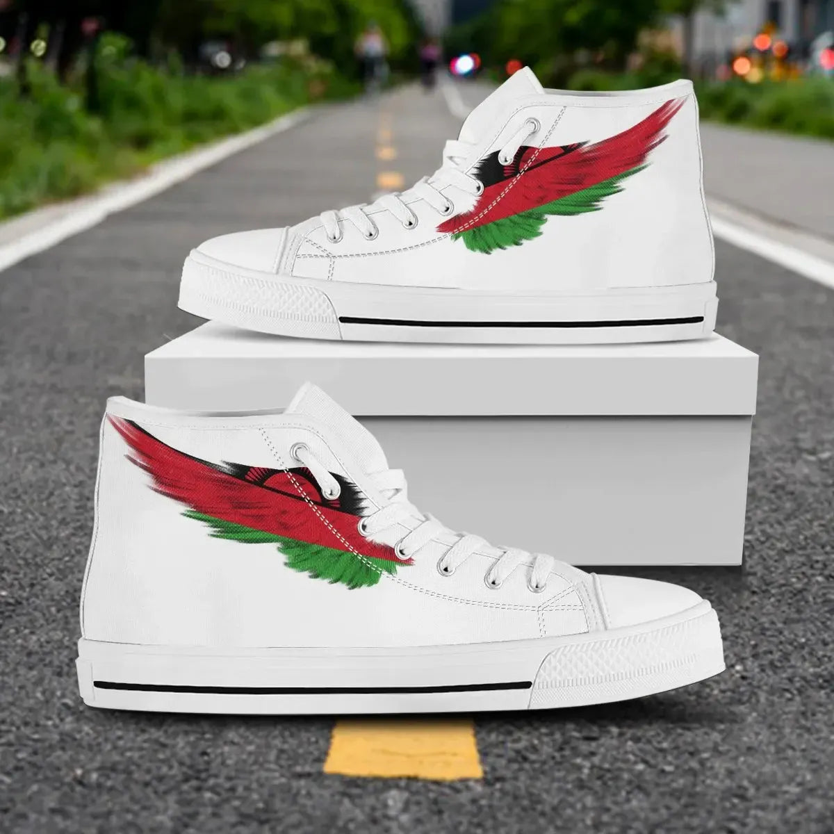 Malawi High Top Shoes Wing Flag RLT6