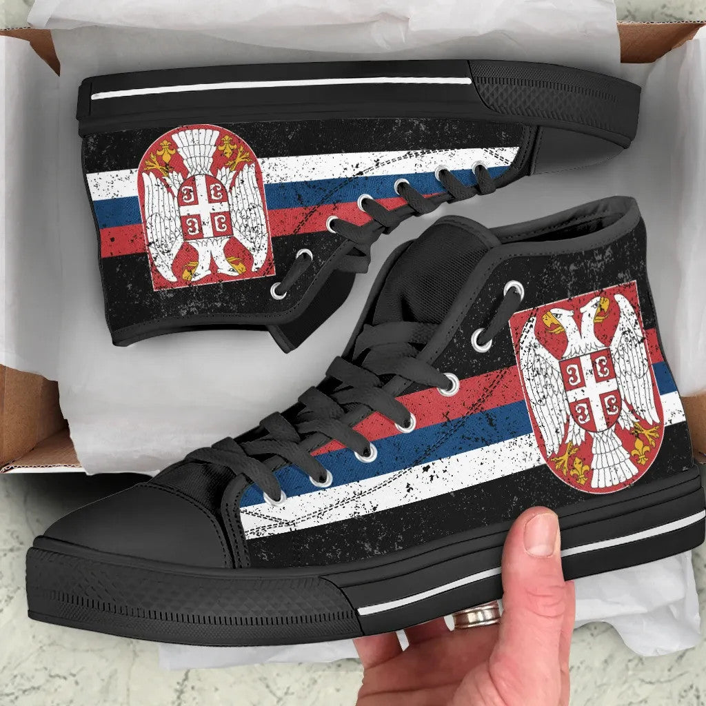 Serbia High Top Canvas Shoes RLT7