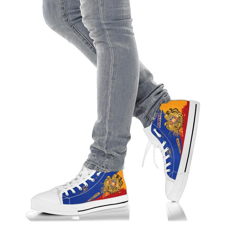 Armenia High Top Shoe - Armenia Blue RLT8