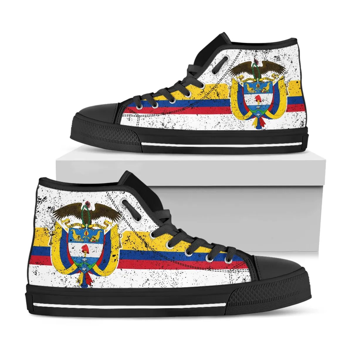 Colombia High Top Canvas Shoes RLT7