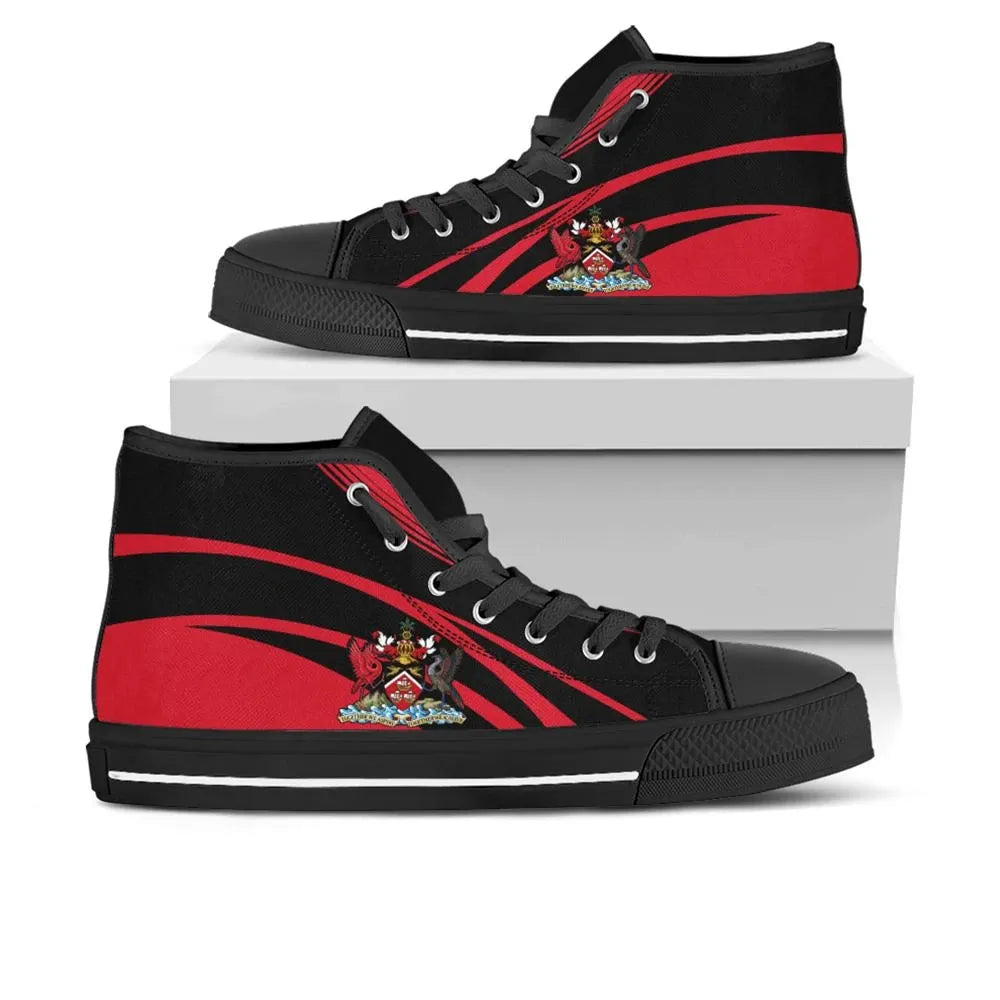 Trinidad and Tobago Coat Of Arms Hight Top Cricket RLT6