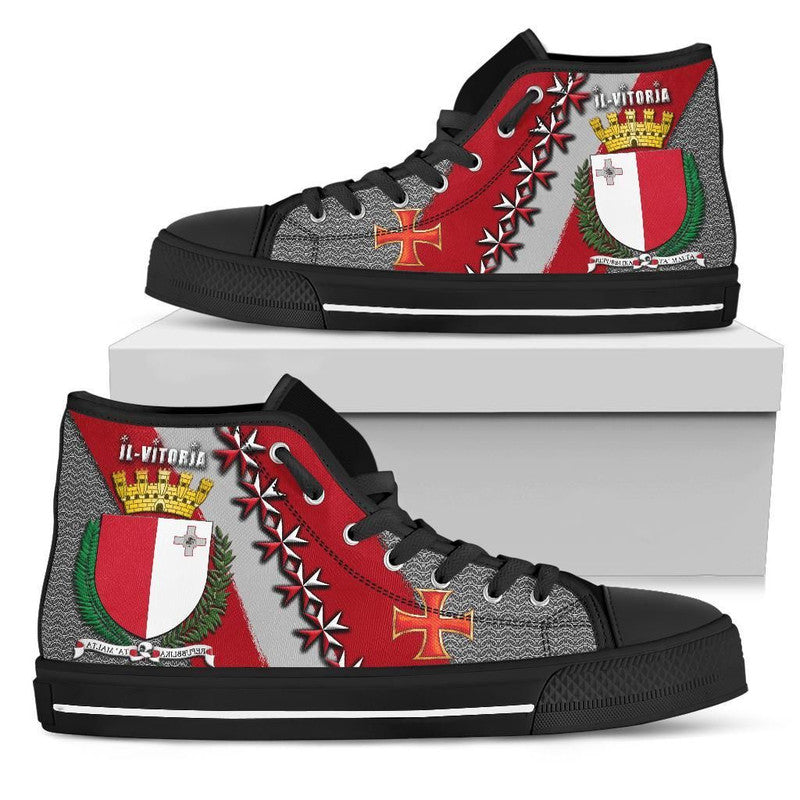 MALTA IL - VITORJA High Top Shoes - Malta Coat Of Arm RLT12