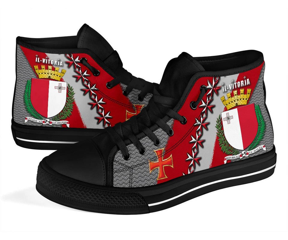 MALTA IL - VITORJA High Top Shoes - Malta Coat Of Arm RLT12