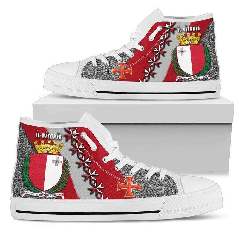 MALTA IL - VITORJA High Top Shoes - Malta Coat Of Arm RLT12