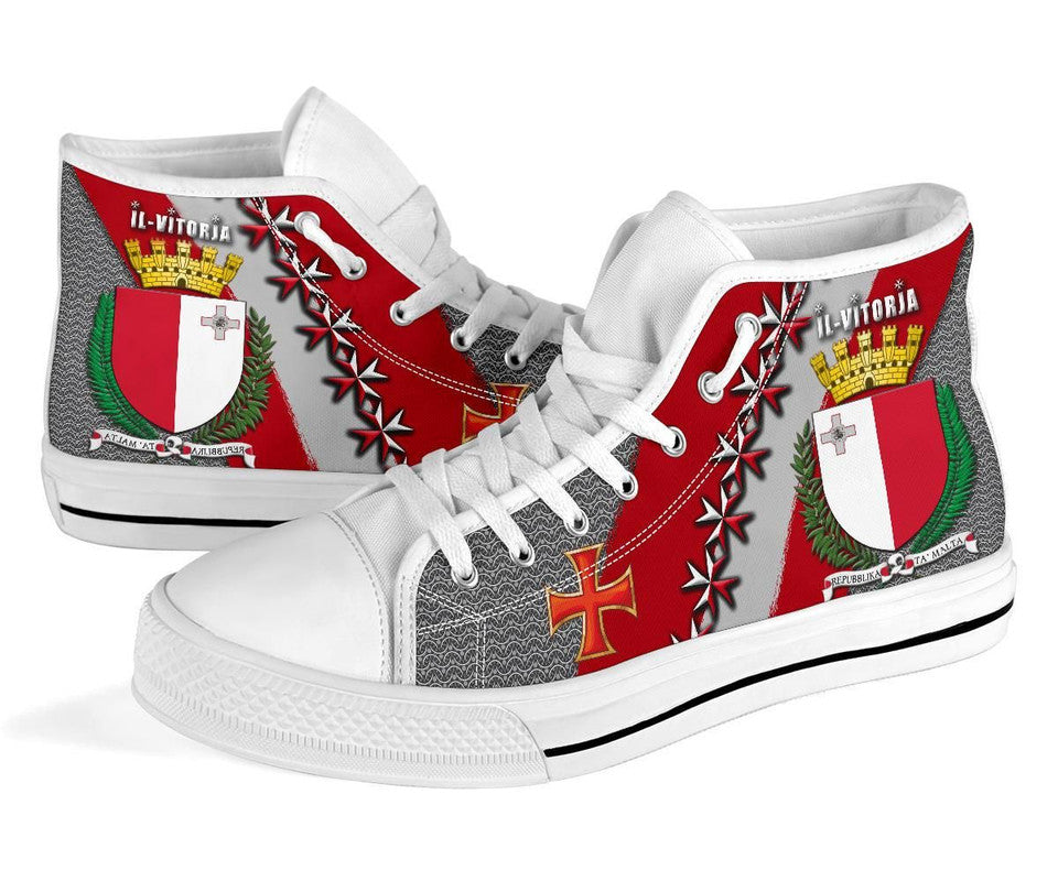 MALTA IL - VITORJA High Top Shoes - Malta Coat Of Arm RLT12