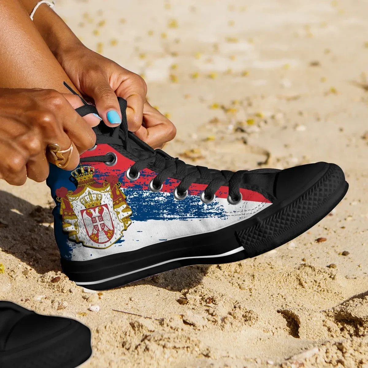 Serbia Special High Top Shoes RLT7