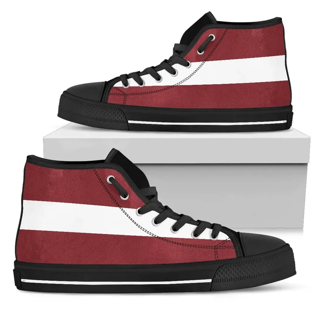 Latvia high_top_Shoes Original Flag RLT6
