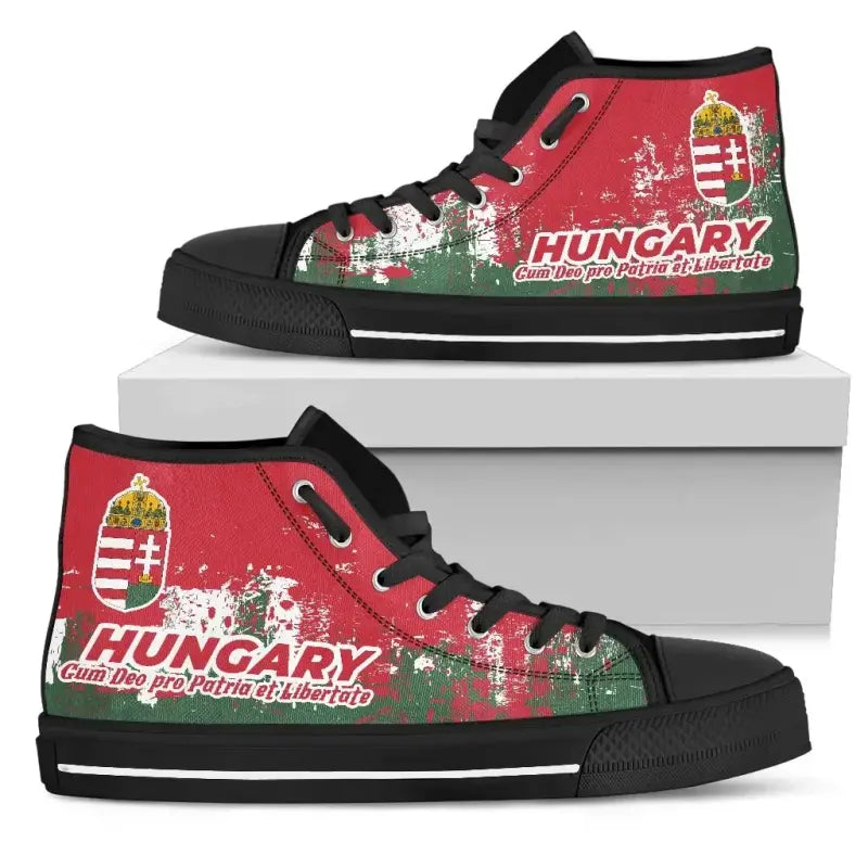 Hungary High Top Shoes - Smudge Style RLT8
