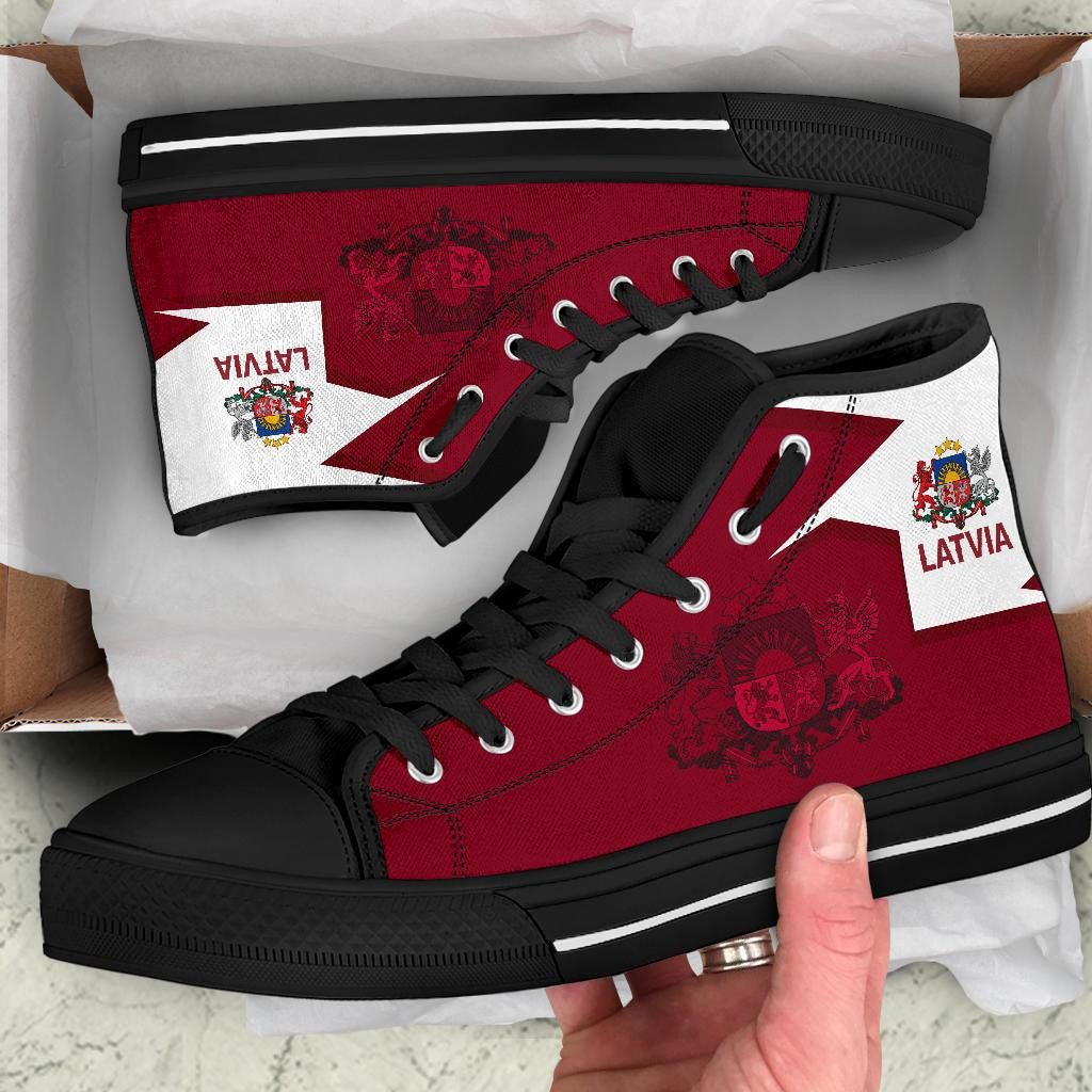 Latvia High Top Shoes - HOME RLT6