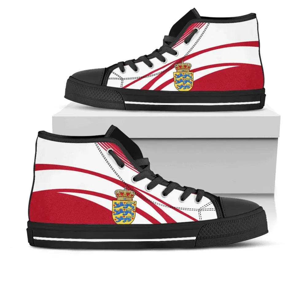 Denmark Coat Of Arms Hight Top Cricket RLT13