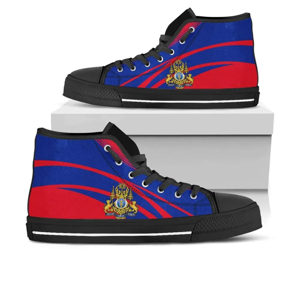 Cambodia Coat Of Arms Hight Top Cricket RLT7