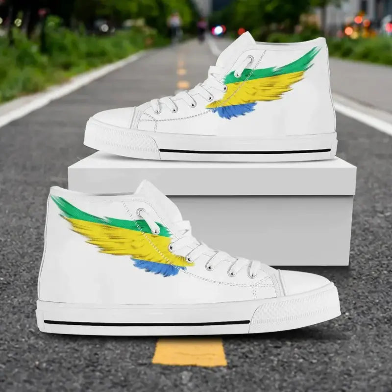 Gabon High Top Shoe Wing Flag RLT12