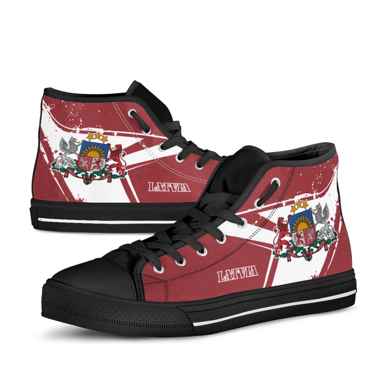 Latvia High - Top Shoes - Latvia Pride RLT6