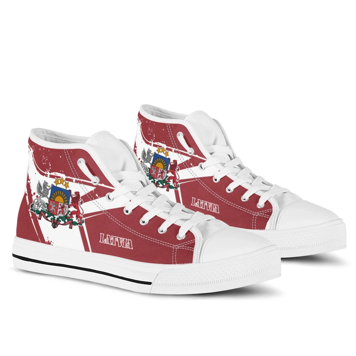 Latvia High - Top Shoes - Latvia Pride RLT6