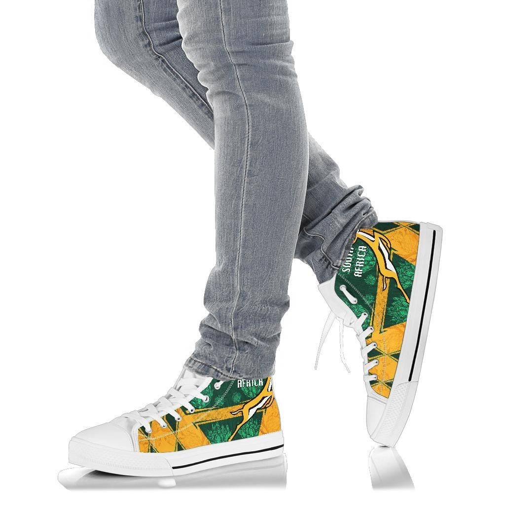 South Africa High Top Shoes Springboks Rugby Be Fancy RLT8