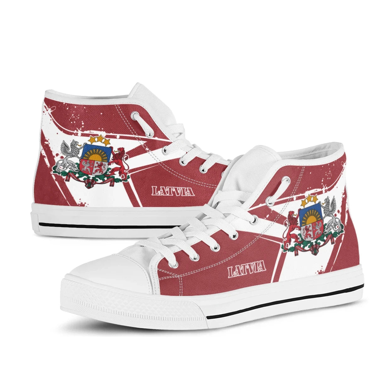 Latvia High - Top Shoes - Latvia Pride RLT6