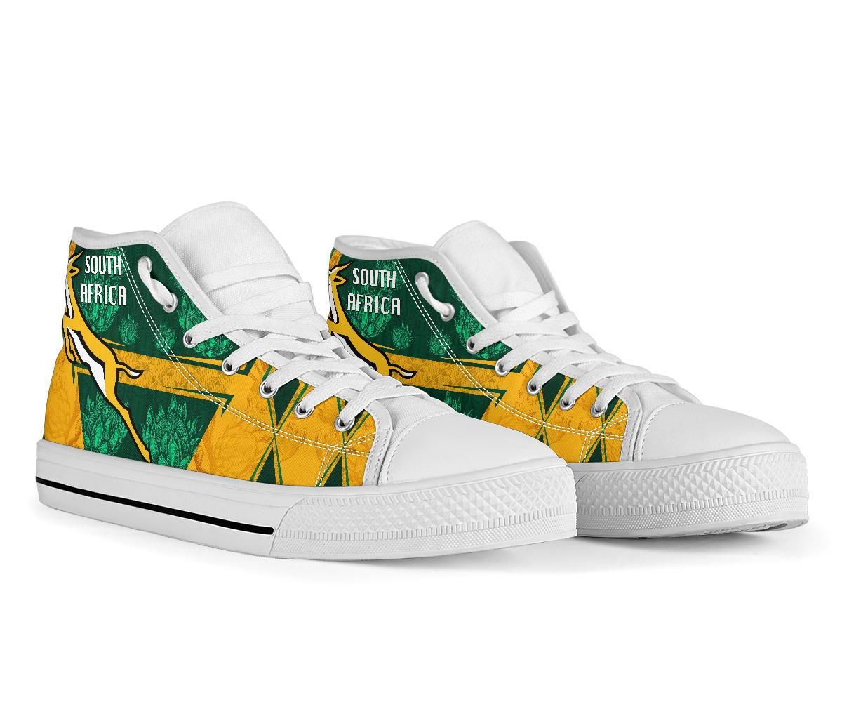 South Africa High Top Shoes Springboks Rugby Be Fancy RLT8