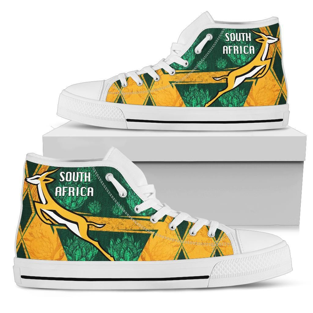 South Africa High Top Shoes Springboks Rugby Be Fancy RLT8