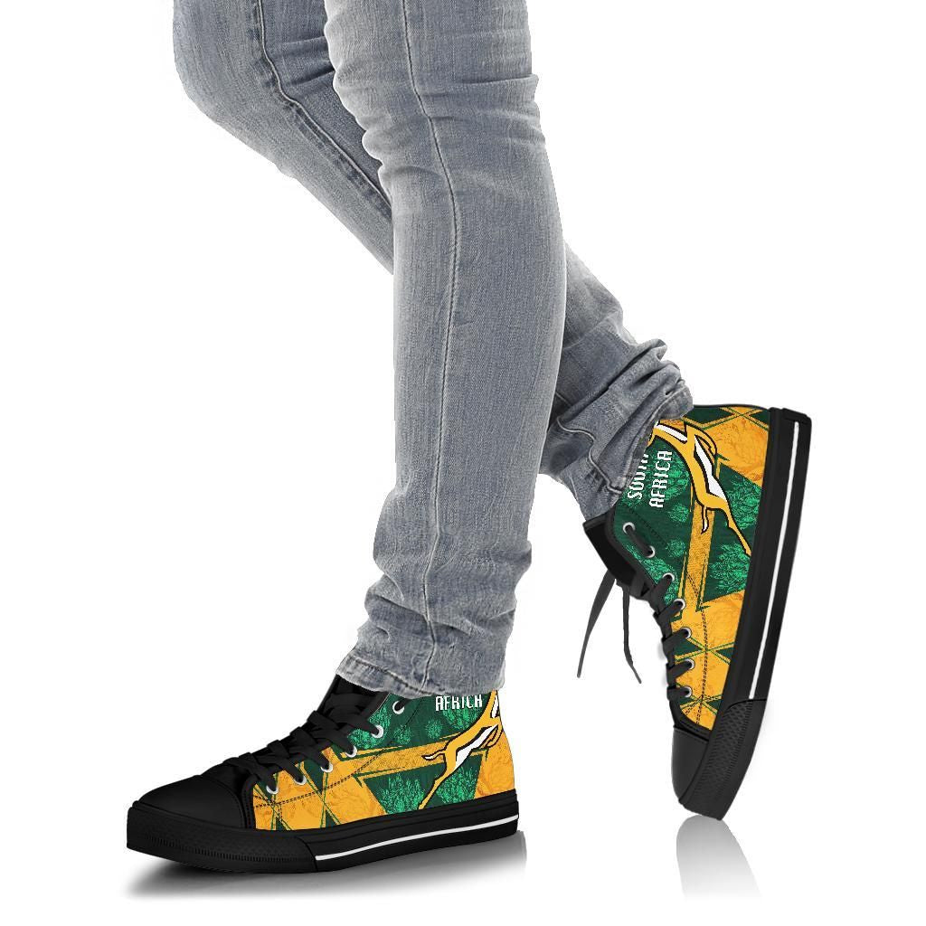 South Africa High Top Shoes Springboks Rugby Be Fancy RLT8