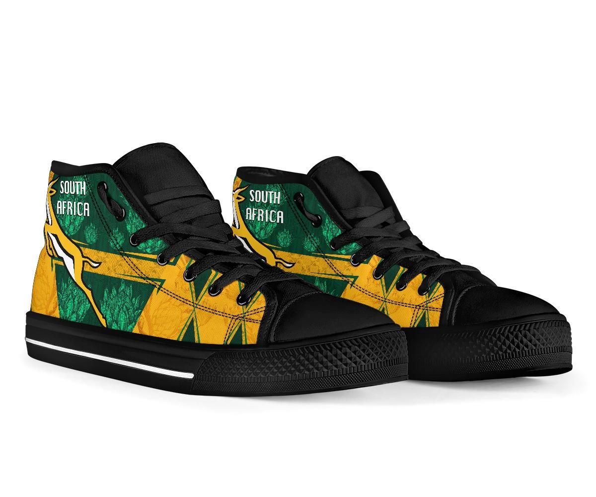 South Africa High Top Shoes Springboks Rugby Be Fancy RLT8
