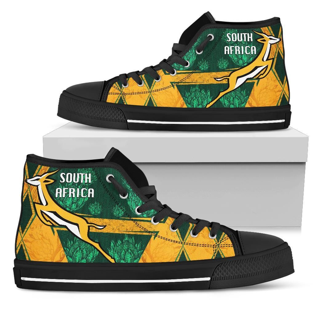 South Africa High Top Shoes Springboks Rugby Be Fancy RLT8