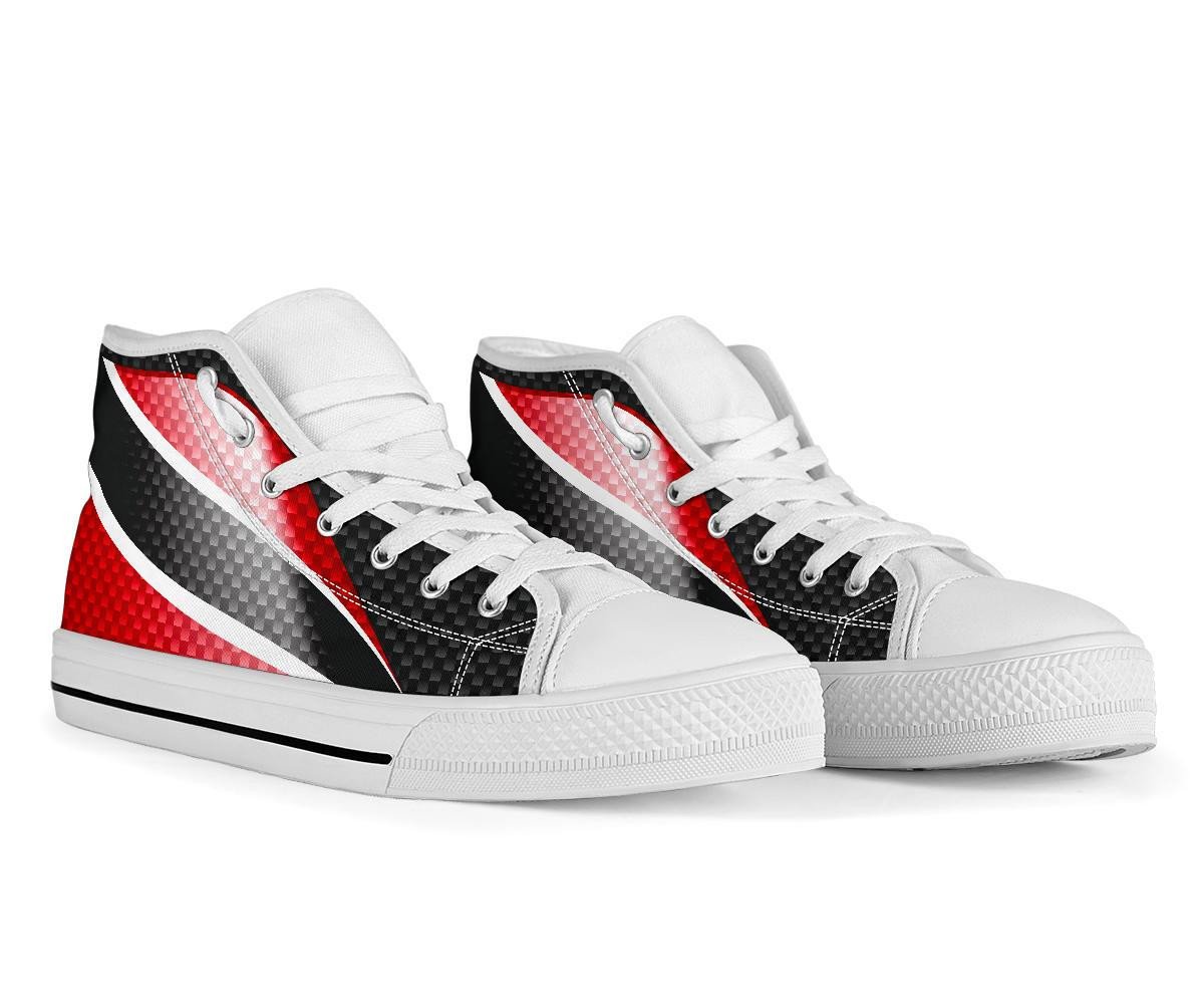 Trinidad and Tobago High Top Shoes Trinidad and Tobago Flag 01 RLT6