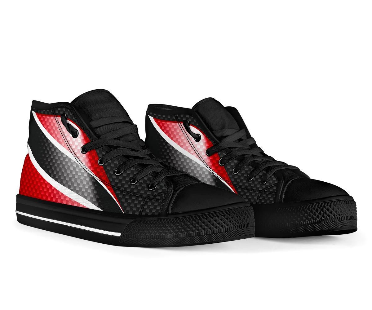 Trinidad and Tobago High Top Shoes Trinidad and Tobago Flag 01 RLT6