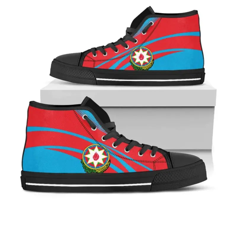 Azerbaijan Coat Of Arms Hight Top Cricket RLT8