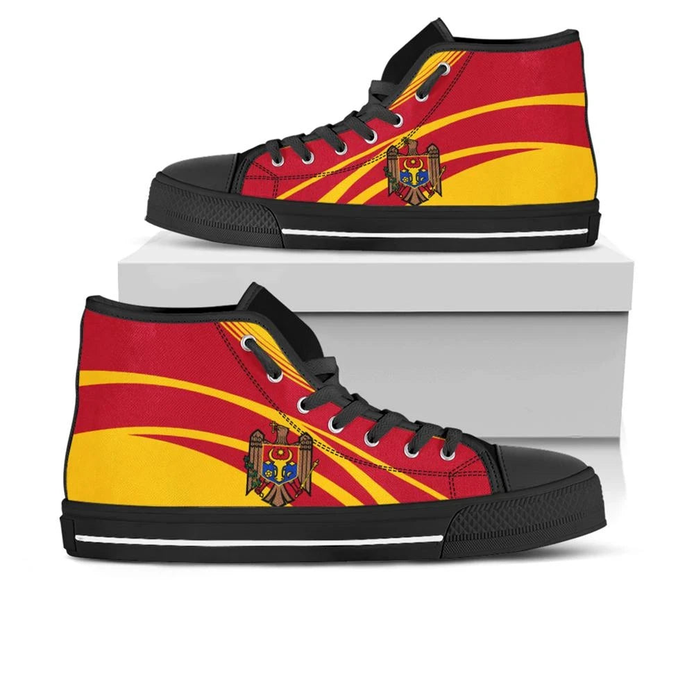 Moldova Coat Of Arms Hight Top CricketW RLT13