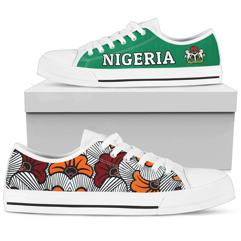 Nigeria Low Top Shoes Ankara Pattern RLT8