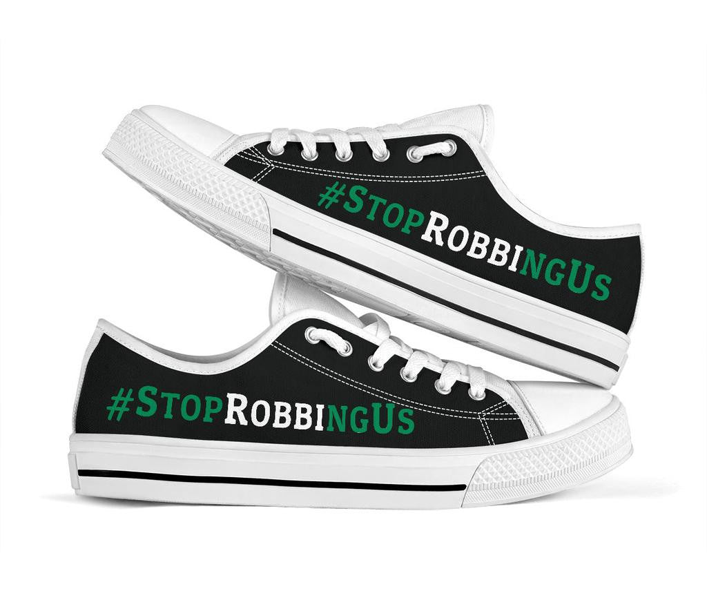 Nigeria Low Top Shoes Nigerias Stop Robbing Us RLT8