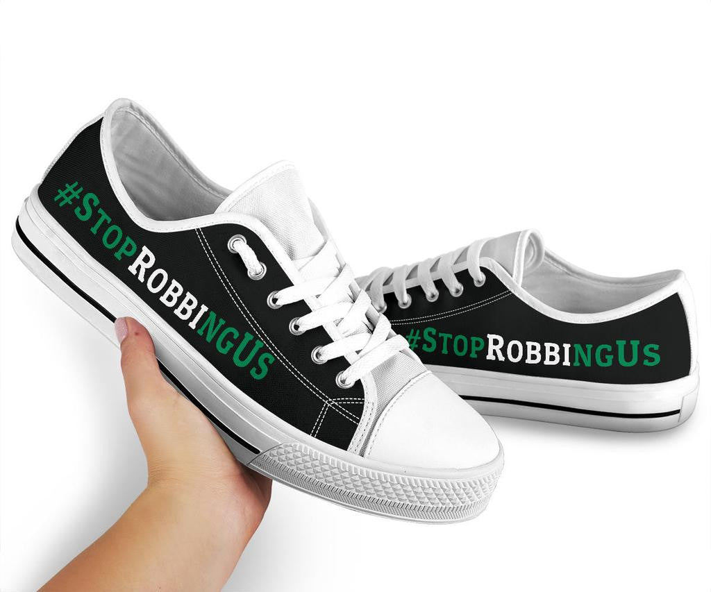 Nigeria Low Top Shoes Nigerias Stop Robbing Us RLT8