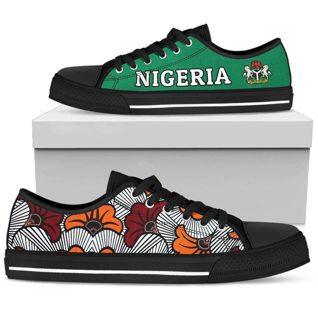 Nigeria Low Top Shoes Ankara Pattern RLT8