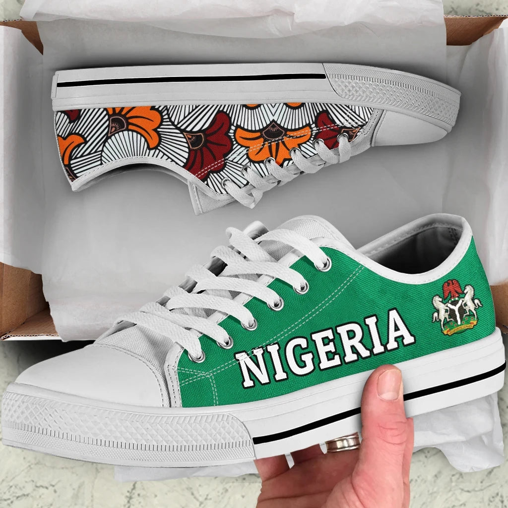 Nigeria Low Top Shoes Ankara Pattern RLT8