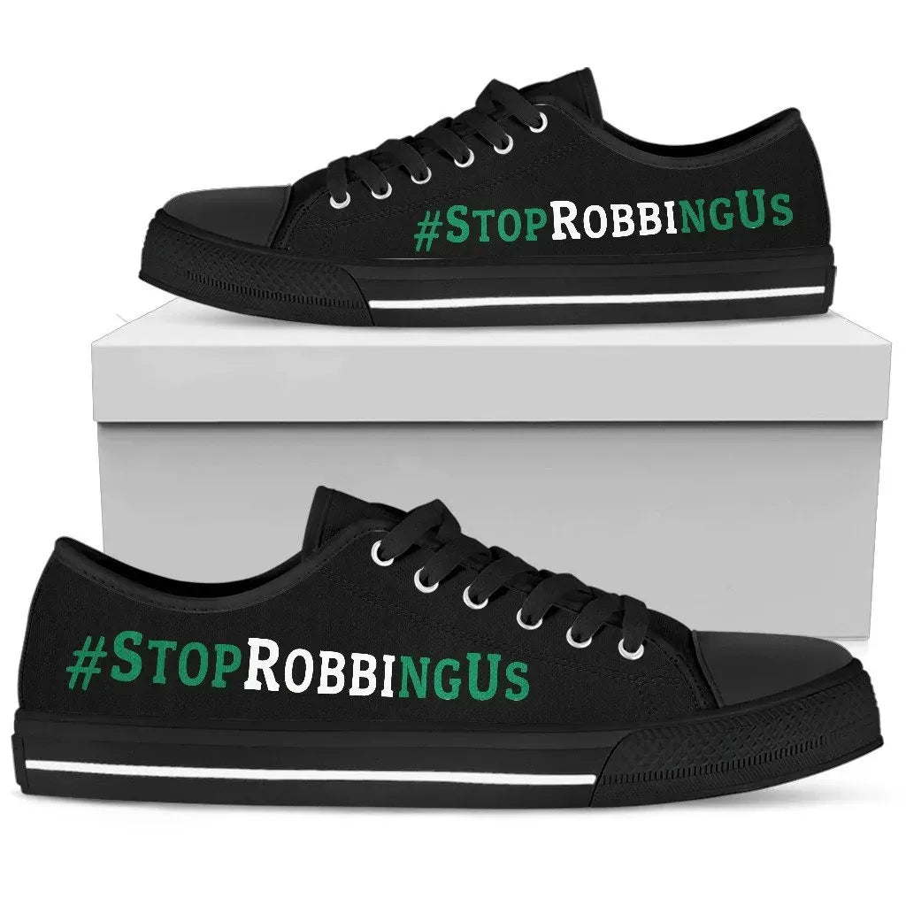 Nigeria Low Top Shoes Nigerias Stop Robbing Us RLT8