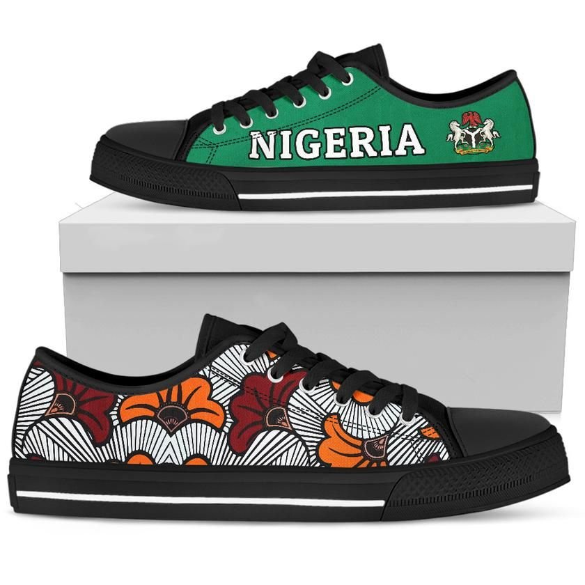Nigeria Low Top Shoes Ankara Pattern RLT8