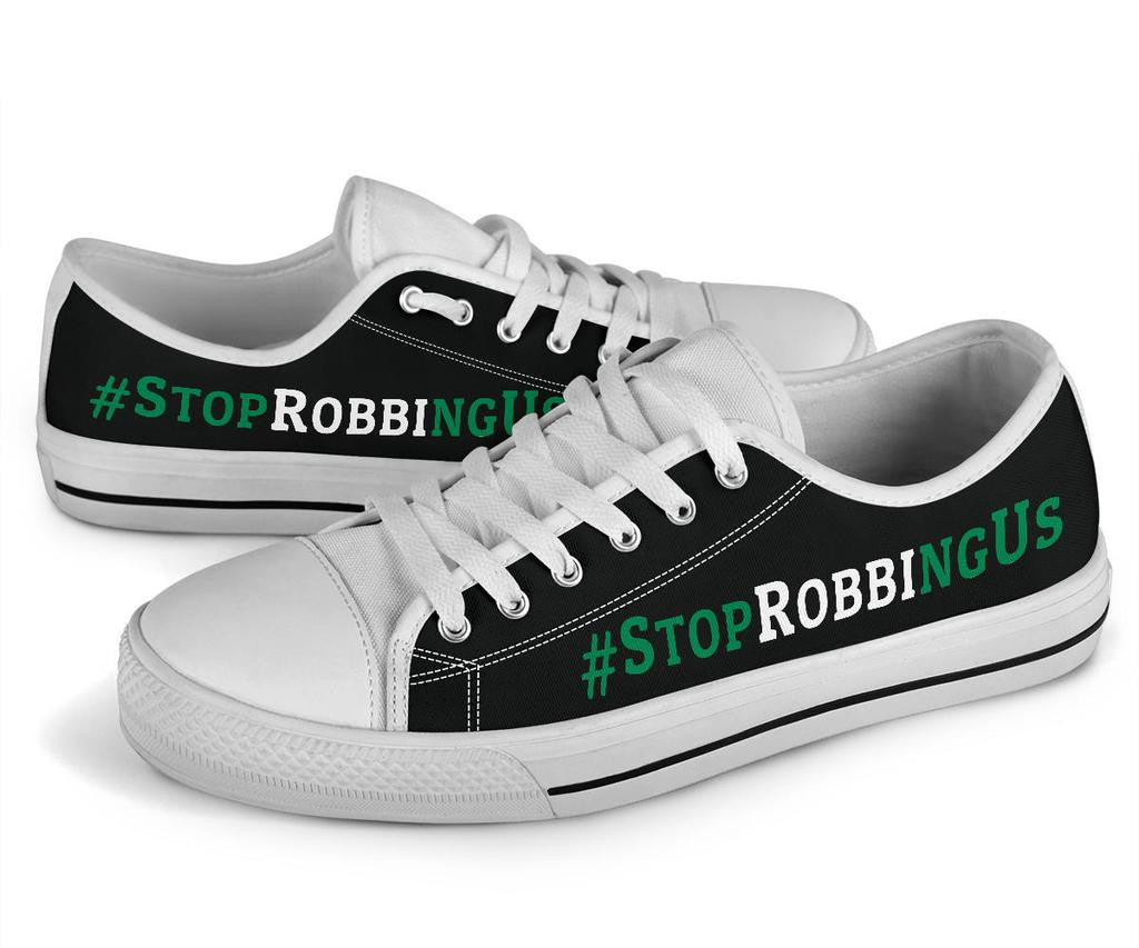 Nigeria Low Top Shoes Nigerias Stop Robbing Us RLT8