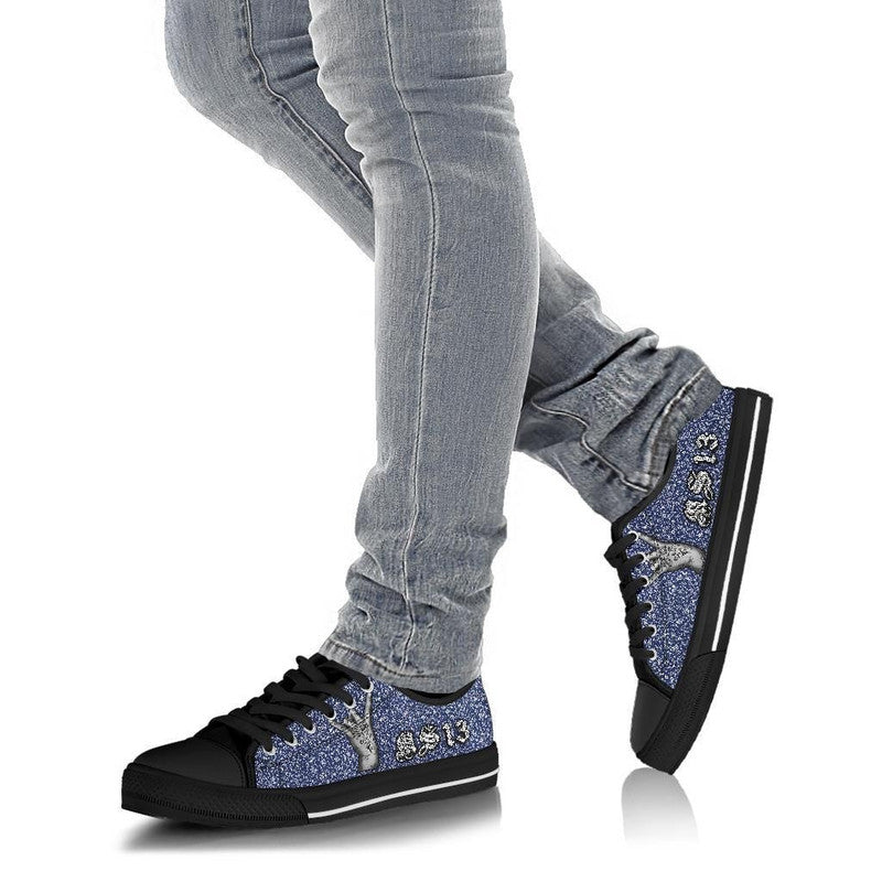 Low Top Shoes Blue Bandana RLT8
