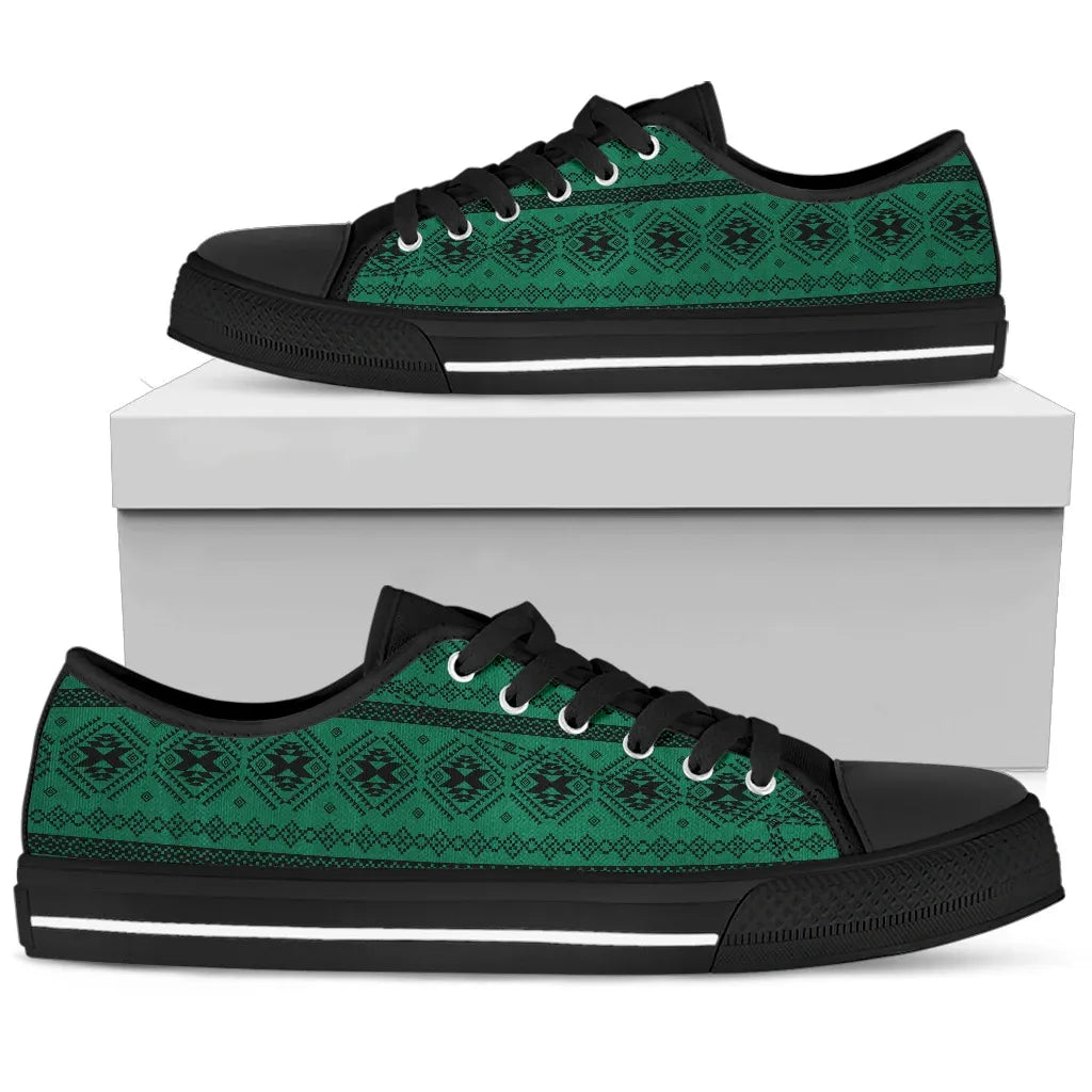 Mexico Aztec Pattern 06 Low Top Shoes RLT13