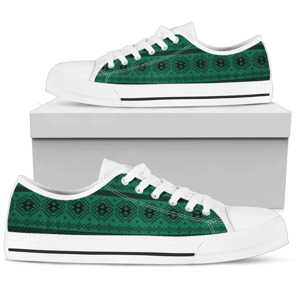 Mexico Aztec Pattern 06 Low Top Shoes RLT13