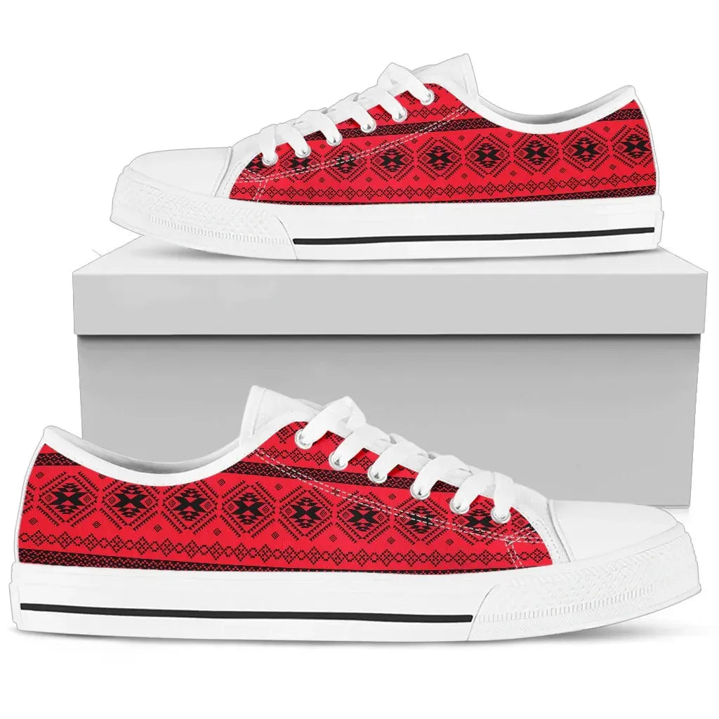 Mexico Aztec Pattern 06 Low Top Shoes RLT13