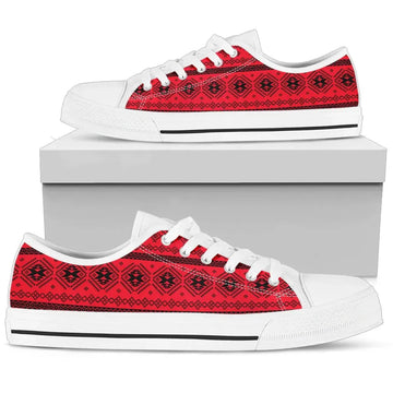 Mexico Aztec Pattern 06 Low Top Shoes RLT13