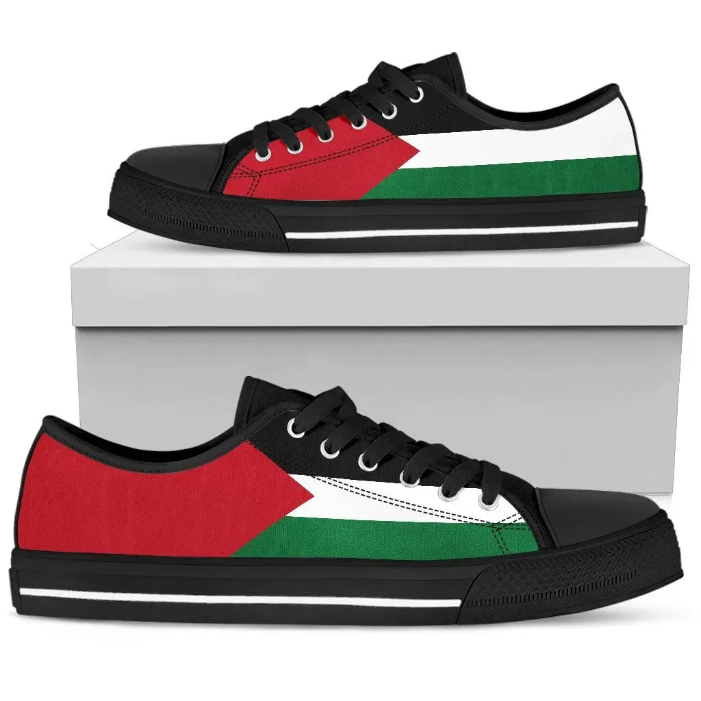State of Palestine Low Top Shoes Original Flag RLT13