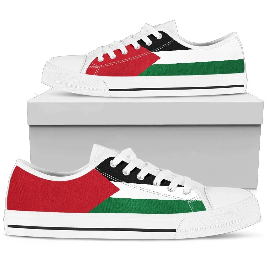 State of Palestine Low Top Shoes Original Flag RLT13