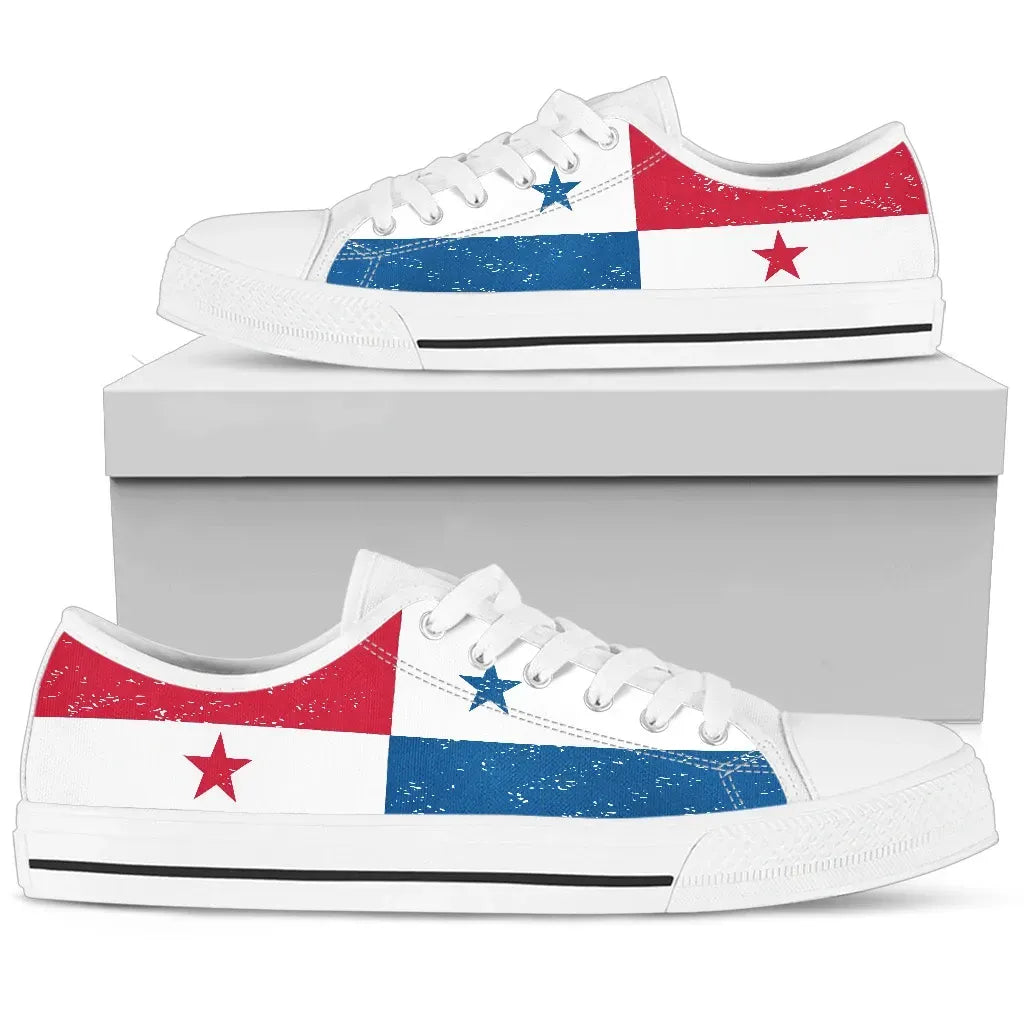 Panama Canvas Shoes Panama Flag Low Top RLT13