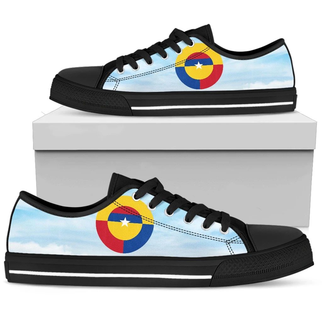 Colombia Air Force Roundel (Men's/Women's) Canvas Shoe RLT7