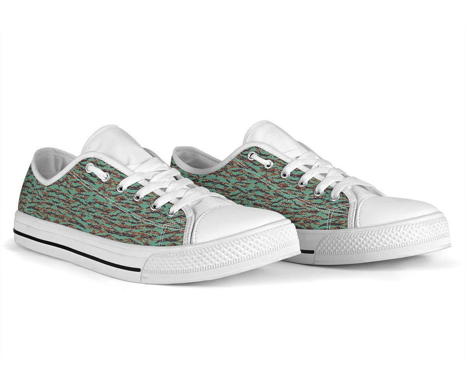 Army Guyana Tiger Stripe Camouflage Seamless Low Top Shoe RLT8