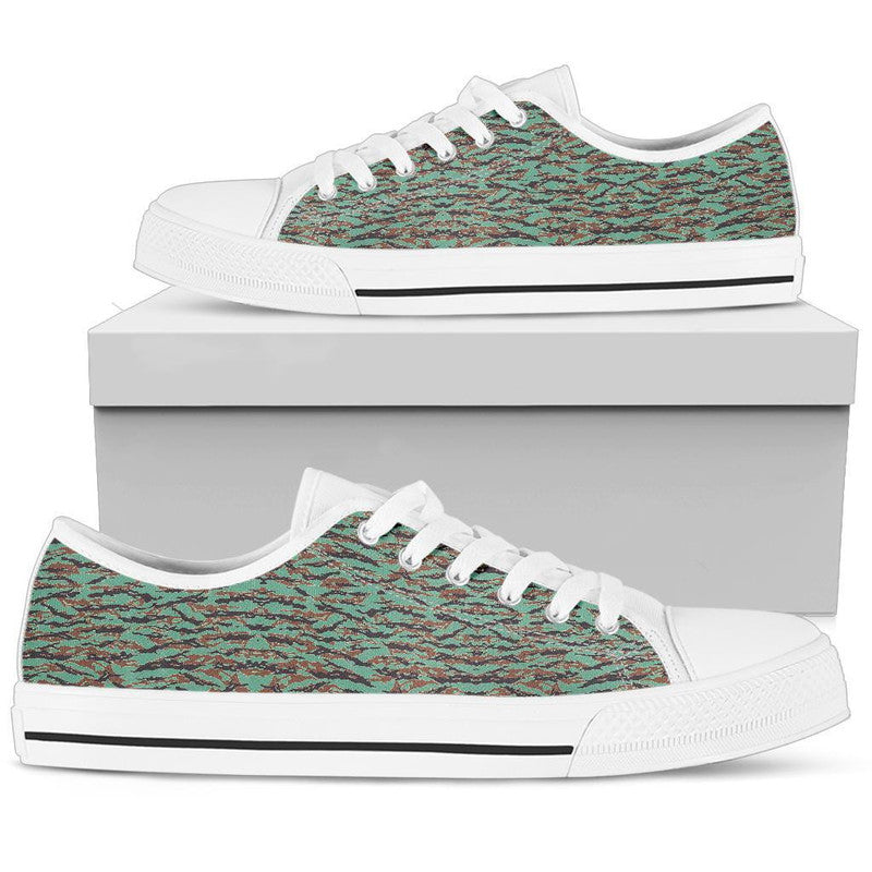 Army Guyana Tiger Stripe Camouflage Seamless Low Top Shoe RLT8