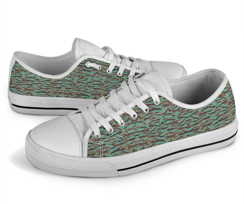 Army Guyana Tiger Stripe Camouflage Seamless Low Top Shoe RLT8