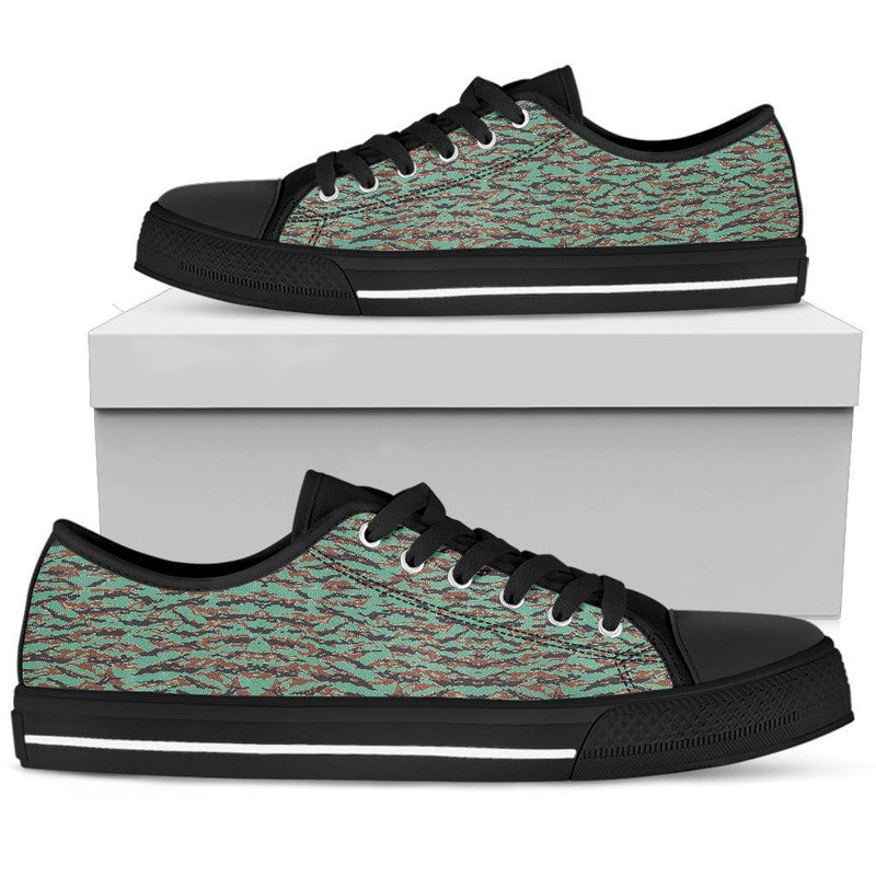 Army Guyana Tiger Stripe Camouflage Seamless Low Top Shoe RLT8